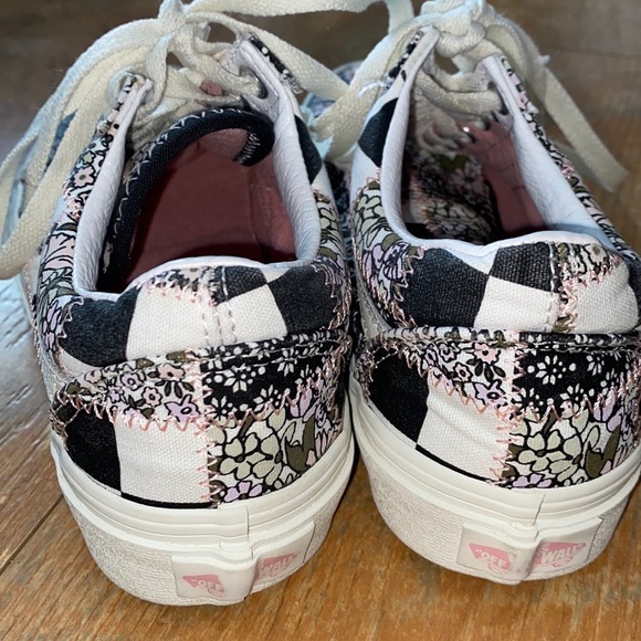 EUC Vans Patchwork Old Skool Shoes - Picture 3 of 9
